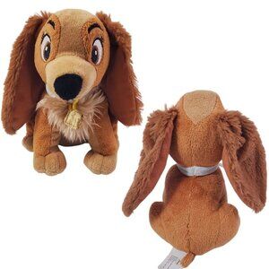 Disney The Aristocrats Lady from Lady and The Tramp Disney 6” Soft Dog Plush